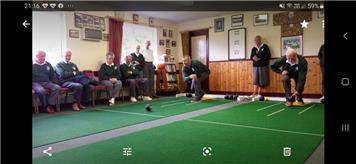 Jonathan Curtis - winner of 2 wood singles club competition